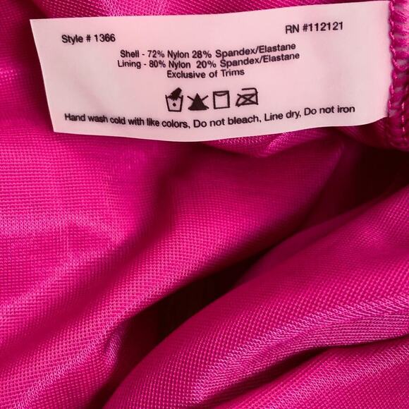 SPANX Super High Rise Shapewear Swimsuit Bottoms in Berry - Size 10 - Picture 7 of 9